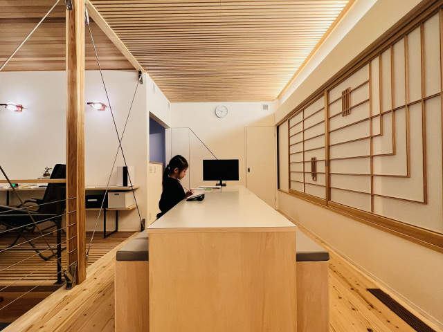 写真：いつでも見学できます