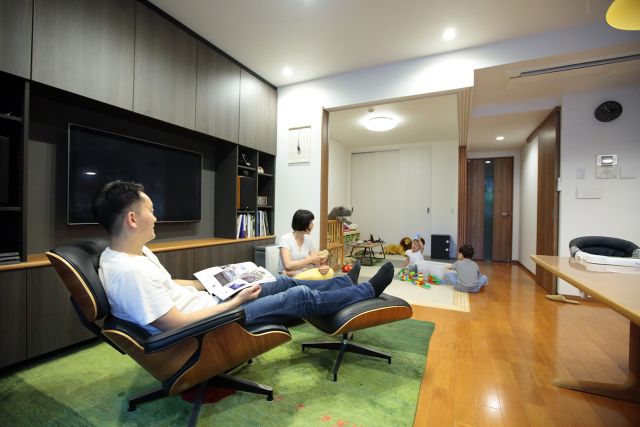 写真:例えば、子育てリノベーション。お子様と一緒の時間が自然と増える間取り、共働きでも家事と子育てを両立するための家事動線、将来を見越した柔軟な子ども部屋プランなど、子育て視点でご提案。