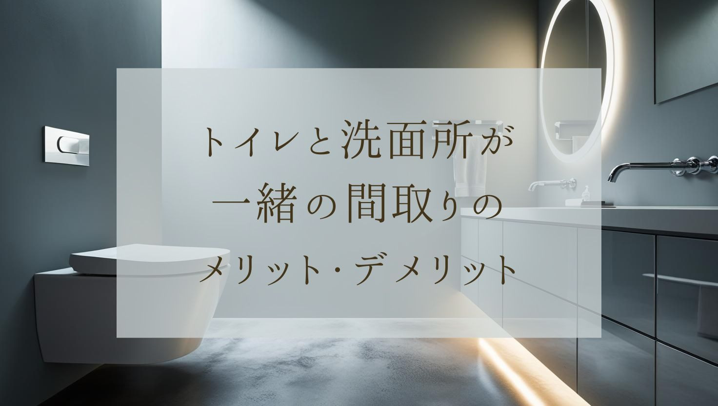 画像:トイレと洗面所が一緒の間取りのメリット・デメリットは?簡単に仕切る方法も紹介