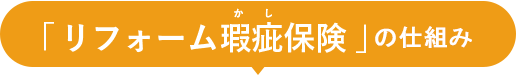 「リフォーム瑕疵保険」の仕組み